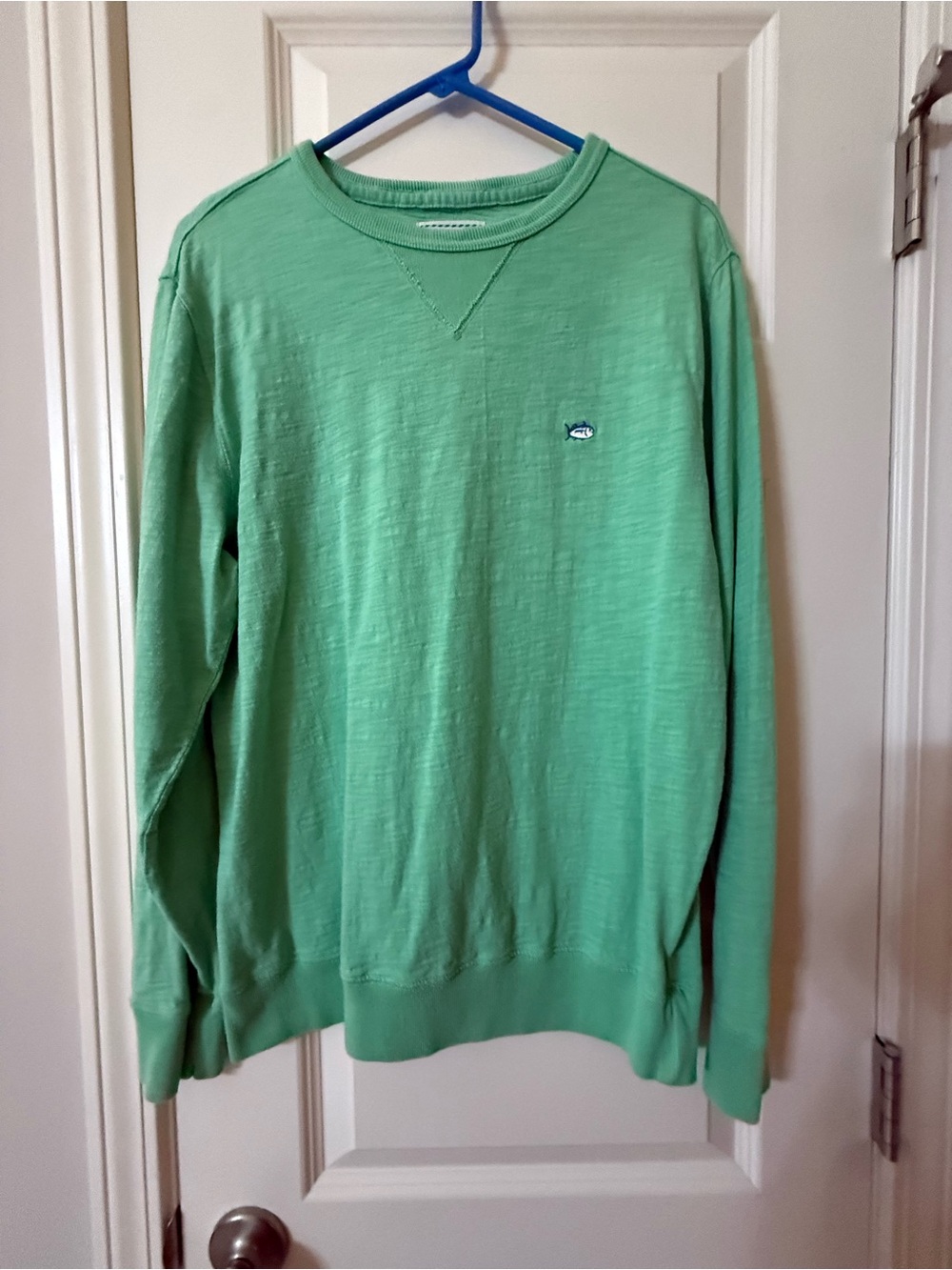 Southern Tide Upper Deck Long Sleeve Shirt - Size Small Green